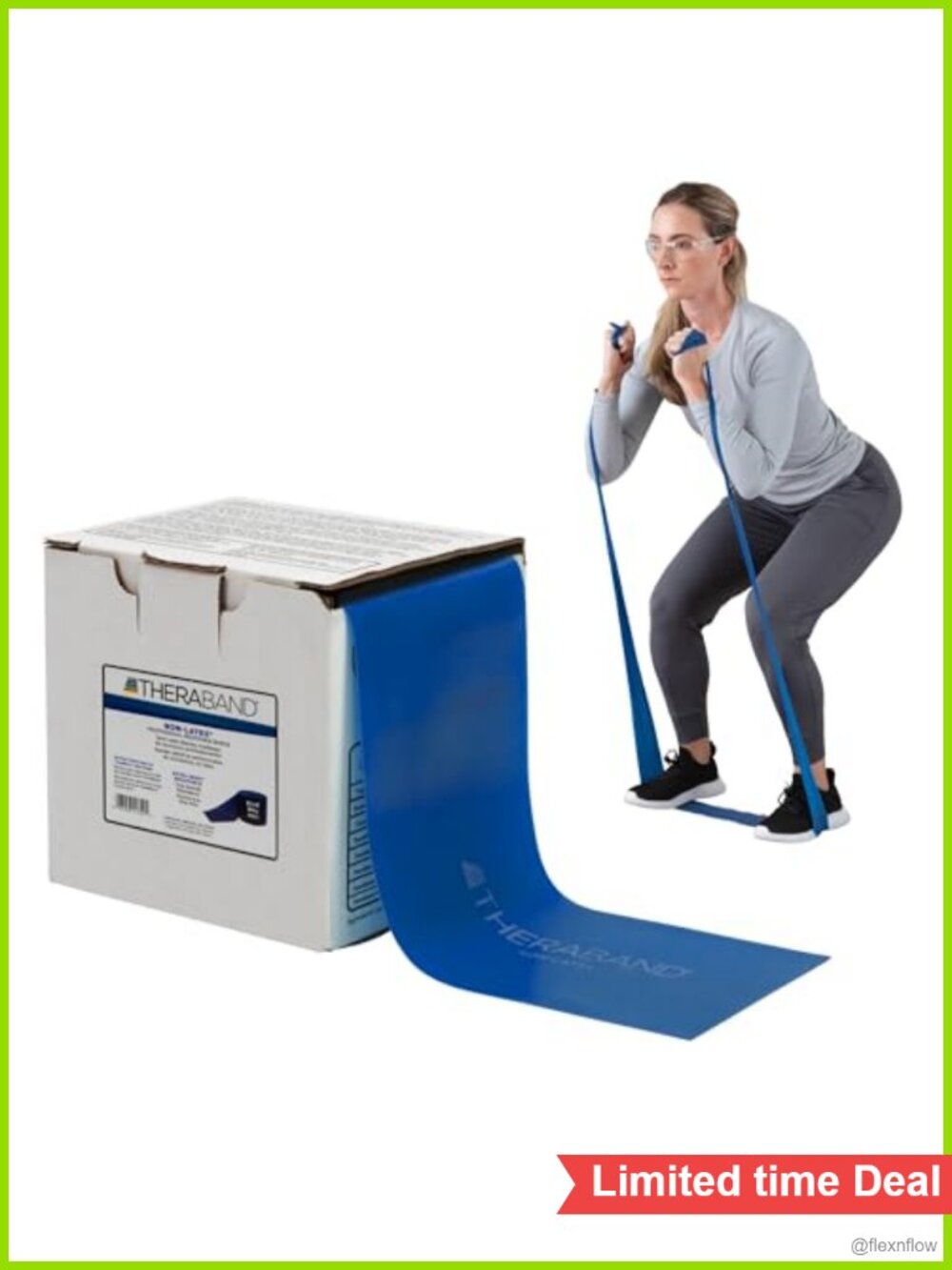 Extra Heavy Resistance Band, 25-Yard Roll, Latex-Free, Physical Therapy &